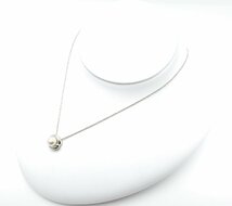 TASAKI 田崎 タサキ SILVER SV シルバー アコヤパール 真珠 約6.8mm ネックレス チャーム アクセサリー ※NC社外_画像9