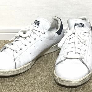 E377☆送料無料☆adidas/アディダス『CQ2870/STAN SMITH スタンスミス』スニーカー ホワイト×ネイビー 26.0cm