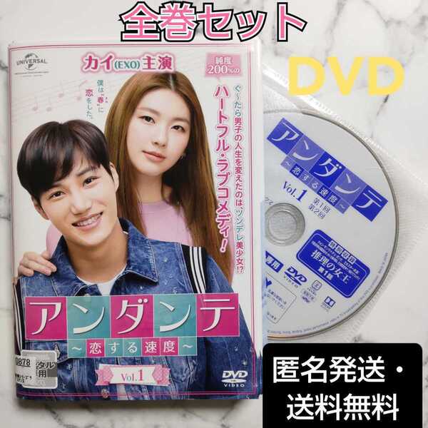 カイ(EXO)『アンダンテ~恋する速度~』レンタル落ちDVD★全巻★韓国ドラマ