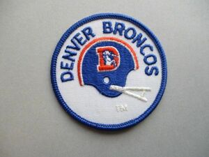 80s デンバー・ブロンコスDENVER BRONCOSパッチ刺繍ワッペン/Super BowlアメフトpatchフットボールNFLスーパーボウルFOOTBALL V141