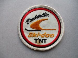 70s SKI-DOO Bombardier T'NTスノーモービル ワッペン/RVビンテージpatch雪上車vintageスキーUSAパッチsnowmobileアメリカSKI V139