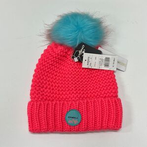 ニットキャップ(O'NEILL)スノーボード ニット帽 レディース ポンポン付