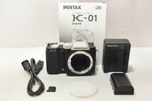 【163ショットの特上品】 PENTAX ミラーレス一眼カメラ K-01 ボディ ブラック/ブラック K-01BODY BK/BK　#4955_画像2