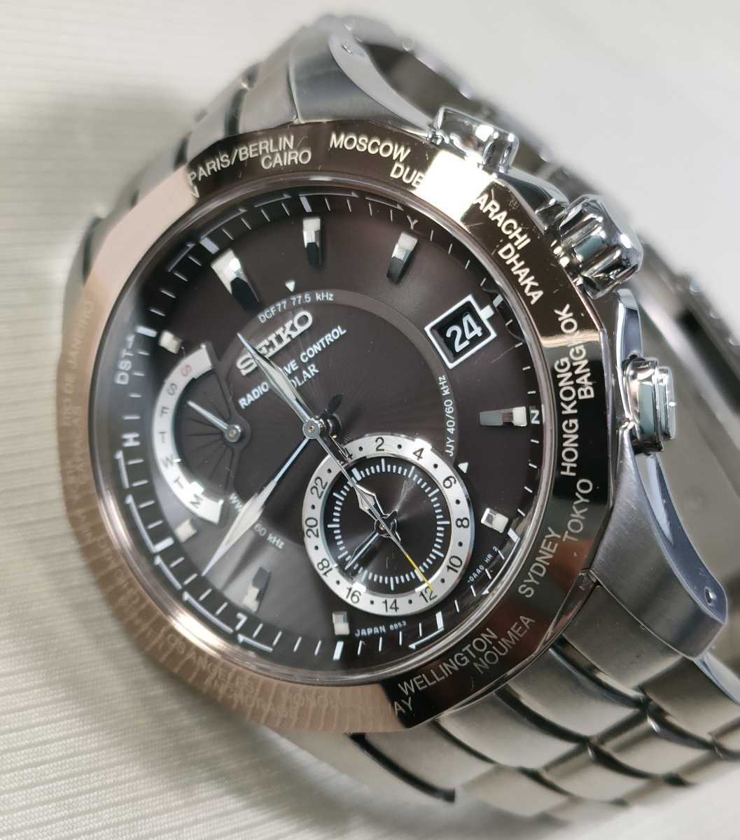 ◇高品質 SEIKO セイコー 電波ソーラー腕時計 7B24-0AN0 general-bond