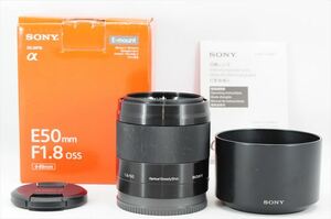 * finest quality goods *SONY α E 50mm F1.8 OSS SEL50F18 attached have #10109EC