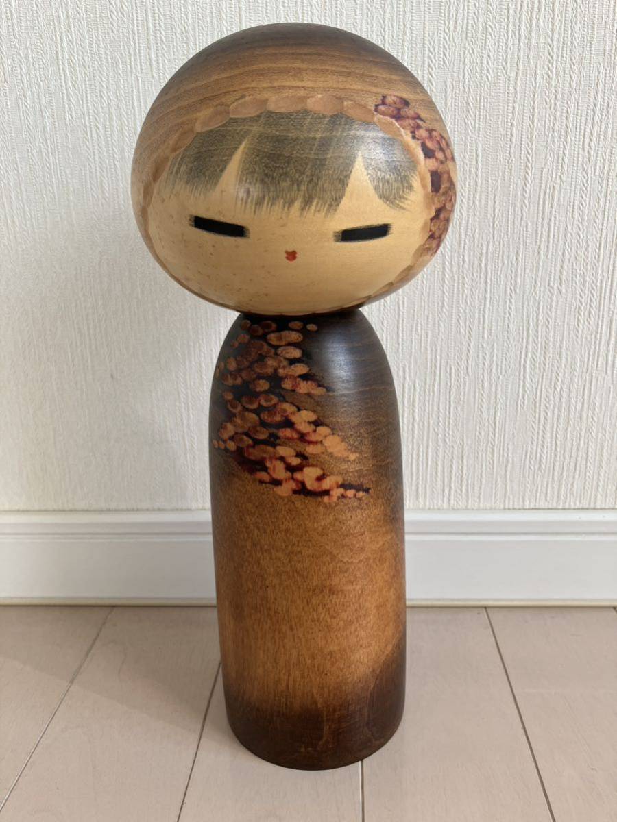は自分にプチご褒美を 創作こけし kokeshi doll Watanabe Masao 工芸品