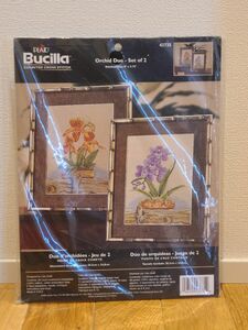 Bucilla Orchid Duo クロスステッチキット