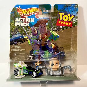  Hot Wheels Hot Wheels TOY STORY ACTION PACK Toy Story action pack Bay Be face RC CARbaz woody with defect 