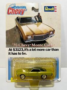 Revell 1/64 CHEVY COLLECTIBLE '70 CHEVY MONTE CARLO Chevy Monte Carlo monte yellow tint 