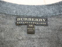 BURBERRY PRORSUM バーバリープローサム 09SSカシミアカーディガンXS灰 Italy製_画像3