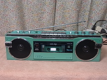 三洋電機　SANYO【MR-U4SF(G)】メタル対応 おしゃれなラジカセ「ベルト交換済み」FM76～108MHzまで受信可能 管理 22110513_画像9