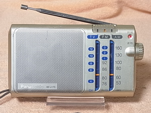Panasonic 【RF-U170】 2バンド小型ラジオ FMは76～108MHzまで受信可能 ワイドFMチューナー 管理22110597