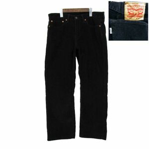 サイズ W32 L34 カンボジア製 リーバイス Levi's 514 ストレート コーデュロイ パンツ ネイビー 古着 2N1699