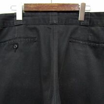 サイズ W34程度 ディッキーズ Dickies リラックスストレート ワーク ペインターパンツ ブラック 古着 2N1399_画像4