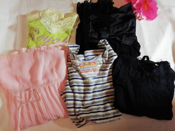 109ブランドノースリーブ●5点セット●新品●Mサイズ●とても綺麗な可愛い商品です●1000ス8タ~●全部魅力的なオススメ品セットです●