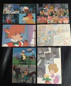 Art hand Auction Detective Holmes Postkarte 6 Animage Neujahrskarte Neujahrspostkarte 1984 1985, Comics, Anime-Waren, Andere