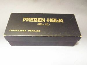 安値スタート！　オールド　PREBEN HOLM DENMARK 空箱と布袋　1970年代