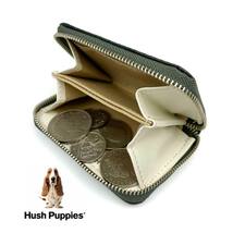 全4色　Hush Puppies ハッシュパピー リアルレザー ラウンドファスナー コインケース 小銭入れ_画像7