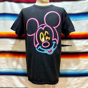 Mickey Mouse ネオンカラー Tシャツ 検索: 古着 アメカジ ミッキーマウス Disney ディズニー