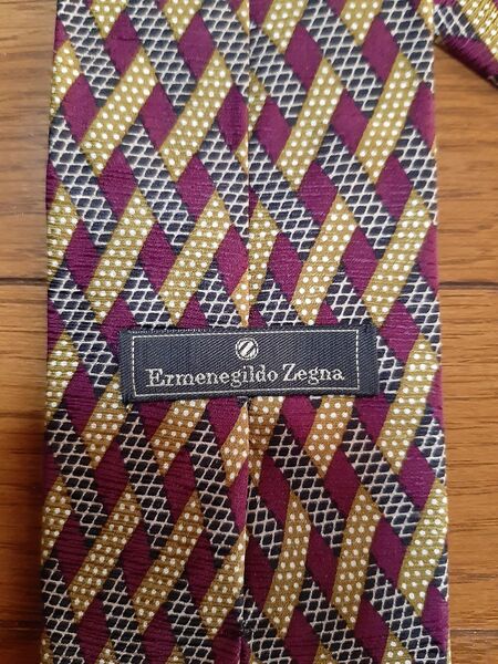 ネクタイ エルメネジルドゼニア「Ermenegildo Zegna」100%SILK エルメネジルドゼニアネクタイ