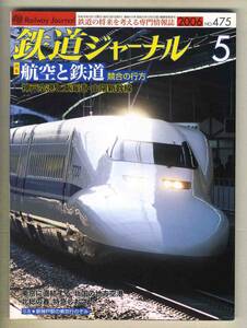 【d6700】06.5 鉄道ジャーナル／特集=航空と鉄道 競合の行方、北総の春 特急しおさい、わたらせ渓谷鉄道、…