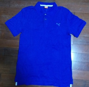 新品即決 PUMAプーマ ポロシャツ Lサイズ ブルー 557815-13