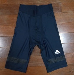 新品即決 adidasアディダス パワーインナーパンツ XSサイズ ネイビー BQC22-S95751