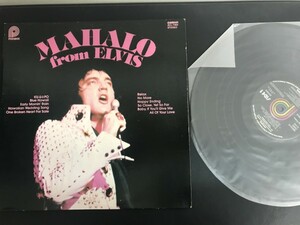 中古レコード/レア盤 『MAHALO from ELVIS ／ エルビス・プレスリー Elvis Presley』 No.603