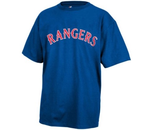 テキサスレンジャーズTシャツ 新品 S-Mサイズ相当 Majestic MLB Texas Rangers メジャーリーグ