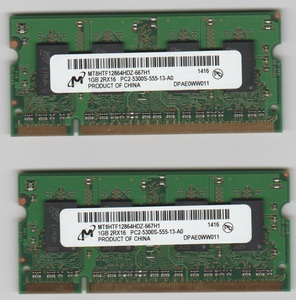 MAC Note соответствует память 1GB×2 листов комплект всего 2GB PC2-5300 200Pin [MA346/A,MA369G/A,MA751G/A сменный товар ] быстрое решение сходство гарантия 