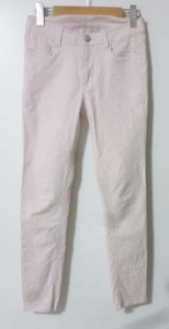 ローリーズファーム LOWRYS FARM スキニー スリム 細身 パンツ ジーンズ 薄いピンク色 春カラー Sサイズ
