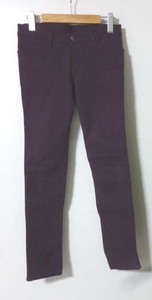 ピカデリー PICCADILLY パンツ スキニー W25 ジーンズ 細身 スリム 紫色パープル 日本製