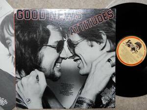 Attitudes-Good News★米 Dark Horse Orig.赤枠文字カヴァー盤/Danny Kortchmar/Jim Keltner