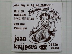  old foreign. sticker : cooking restaurant design advertisement Vintage +Eb