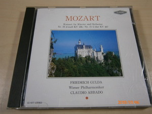 Z1■CD　MOZART：KLAVIERKONZERTE NR.20&21