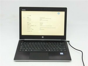 中古　HP　430　G5　CoreI5　7200U　4GB　13型 　BIOSまで表示　　ノートパソコン　　詳細不明　　ジャンク