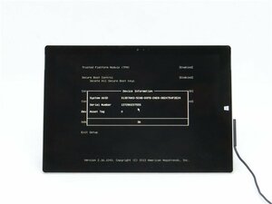 中古　SurfacePro　1631◆Corei5　4300U　◆M.2 SSD128GB◆メモリ4GB◆　　バッテリー充電できない為ジャンク扱い 　