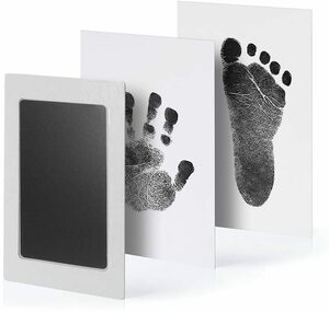  baby hand-print foot-print ink stamp pet also newborn baby baby 0-6 months hand . dirt not ink pad baby frame souvenir 