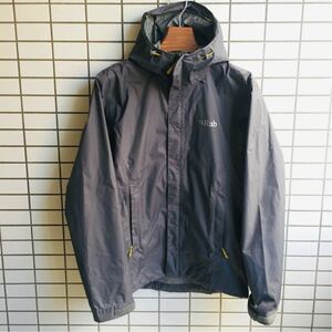 rab downpour jacket グレー サイズM PERTEX SHEILD ラブ レインジャケット ダウンポージャケット ナイロンパーカー マウンテンパーカー