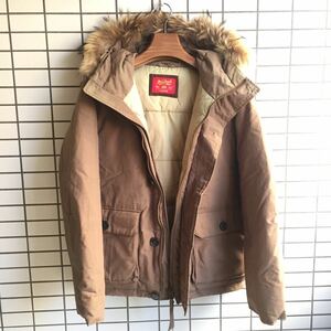 ウールリッチ WOOLRICH リアルファー　ダウンジャケット マウンテンパーカー　サイズL ファー取り外し可　ブルゾン