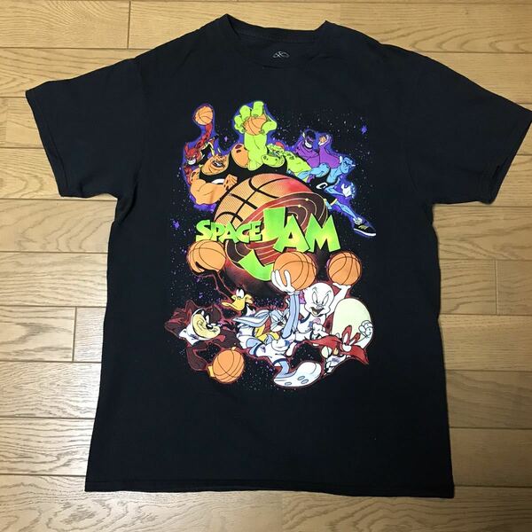 “SPACE JAM” MEN’S SHORT SLEEVE T-SHIRTS size-M(着丈64身幅48) 中古(美品) 送料無料 NCNR