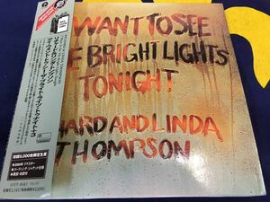 Richard＆Linda Thompson★中古CD国内紙ジャケ盤帯付「リチャード＆リンダ・トンプソン～アイ・ウォント・トゥ・シー〜+3」