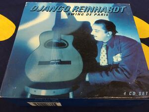 Django Reinhardt★中古4CD/EU盤「ジャンゴ・ラインハルト～Swing De Paris」