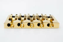 【new】Hip Shot / 5 Strings Bass Bridge A Style GOLD .708 18 mm P Brass【横浜店】_画像6