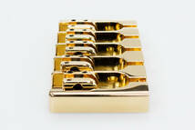 【new】Hip Shot / 5 Strings Bass Bridge A Style GOLD .708 18 mm P Brass【横浜店】_画像7