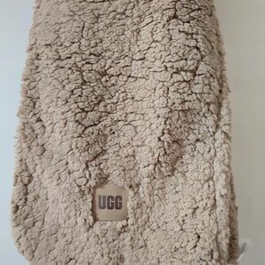 新品未使用　アグ　UGG W SHERPA OVERSIZED SCARF CARAMEL O/S　シェルパフリース大判ストール