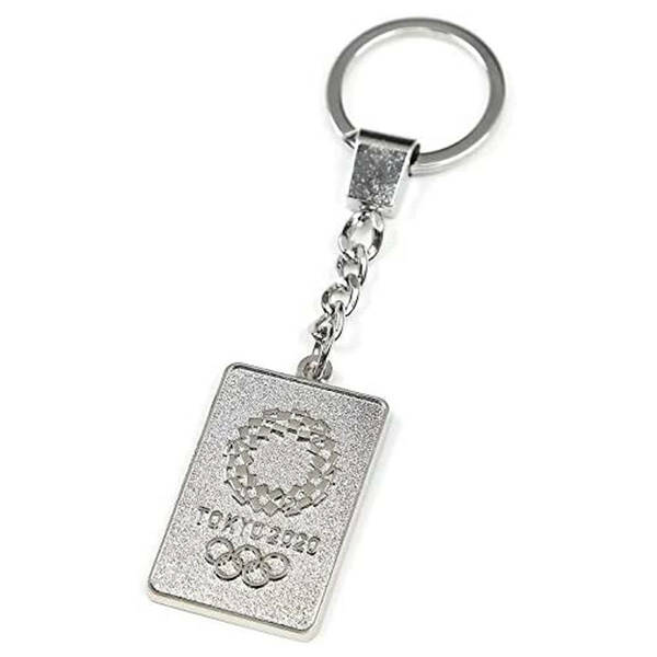 ☆sale☆未開封品☆東京2020公式ライセンス商品 TOKYO2020オリンピック Keychain Emblem Kaku Silver