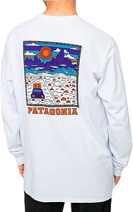 PATAGONIA LONG SLEEVE SUMMIT ROAD RESPONSIBILI TEE 38519 WHI [並行輸入品]　ホワイト　サイズＭ