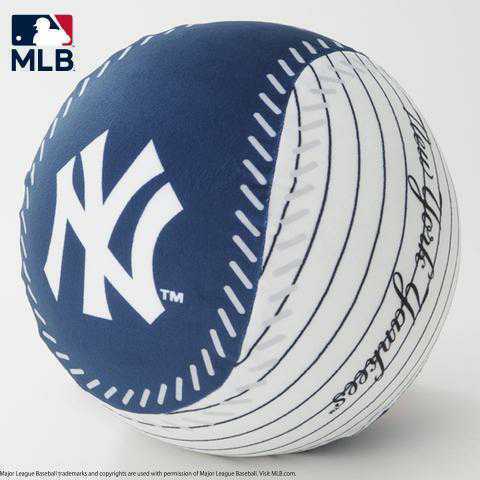 即決 MLB ニューヨーク・ヤンキース ボールクッション 25D 新品タグ付き New York Yankees