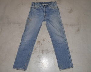 リーバイス505実物ビンテージ古着オレンジタブ1980年代MADE IN USAアメリカ製W34Levi's赤耳501xx506xx502BigビッグE1960年代70505赤ミミ66